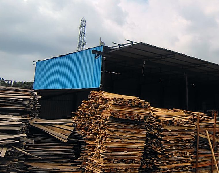 Factory Yard & Timber Stock